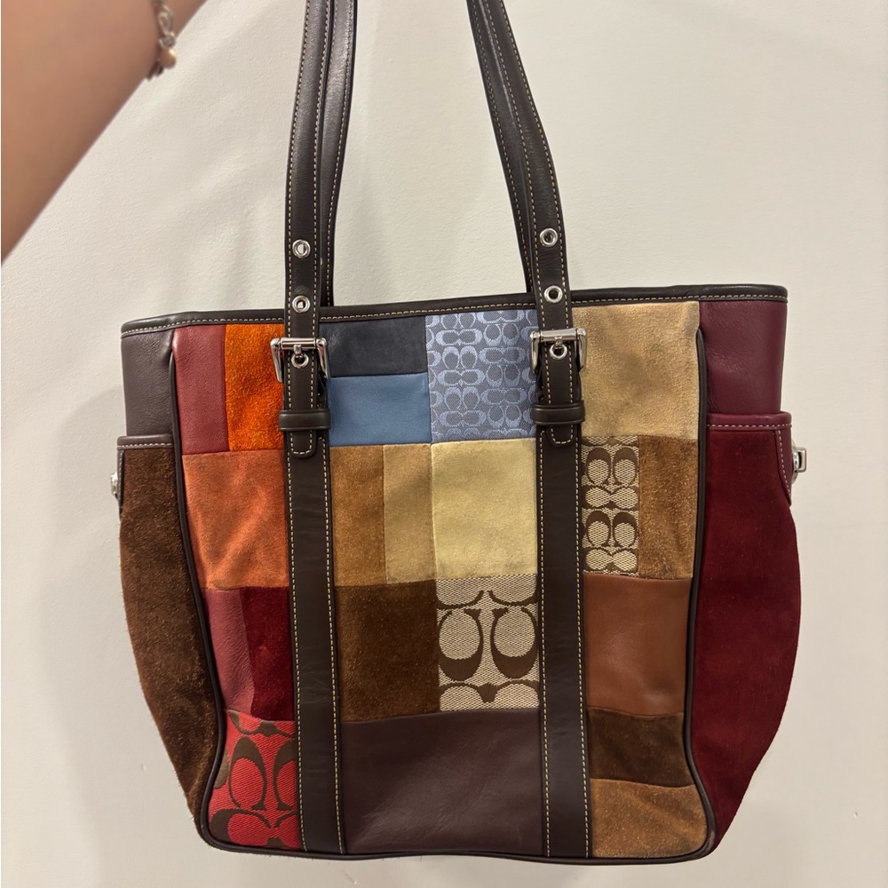 Coach Multicolor Patchwork Shoulder Bag - Picture 2 of 4
